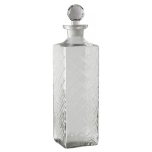 Decanter, harlequin, clear, large