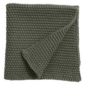 MERGA dish cloth, knit, army green