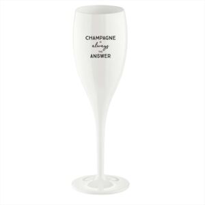 Koziol - Champagne Is The Answer, Champagneglas