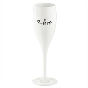 Koziol - CHEERS LOVE 2.0, Champagneglas med print 6-pack