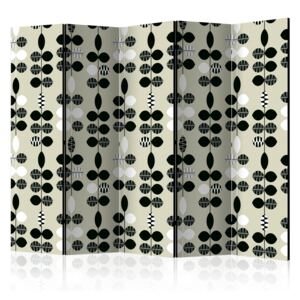 Rumsavdelare - Black and White Dots II - 225x172
