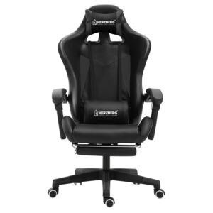 Herzberg HG-8080: Racing Car Style Ergonomic Gaming Chair Black