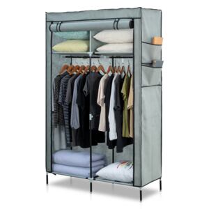 Herzberg HG-8012: Storage Wardrobe Gray