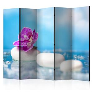 Rumsavdelare - Pink Orchid and white Zen Stones II - 225x172