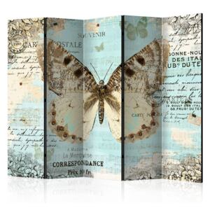 Rumsavdelare - Postcard with butterfly II - 225x172