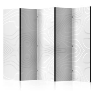 Rumsavdelare - Room divider - White waves II - 225x172