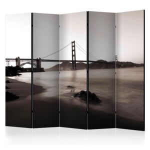 Rumsavdelare - San Francisco: Golden Gate Bridge in black and white II - 225x172