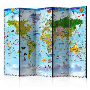 Rumsavdelare - World Map for Kids II - 225x172
