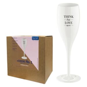 CHEERS NO. 1 Champagneglas - Think less love more - 6-pack