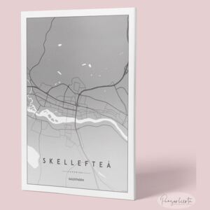 Skellefteå - Kartposter - A4
