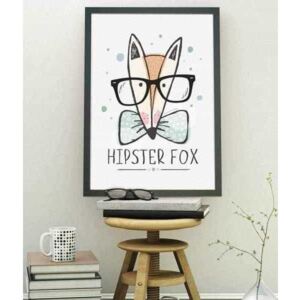 Hipsterfox poster - A4