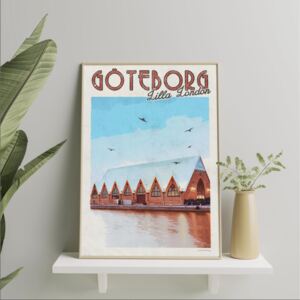 Göteborg Poster - Vintage Travel Collection - A4
