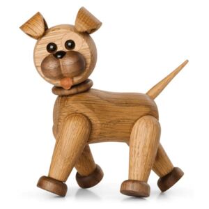HAPPY DOG Träfigur / Dekorationshund