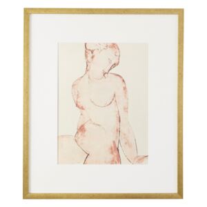 Tavla Modiglianai Nude rosa