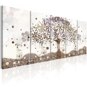 Canvas Tavla - Geometric Tree - 200x80