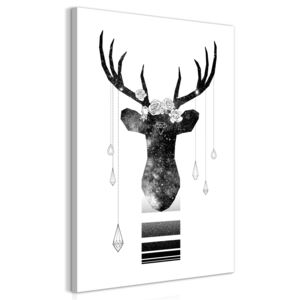 Canvas Tavla - Abstract Antlers (1 del) Vertical - 40x60