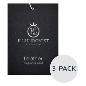 LEATHER (Nybilsdoft) Bildoft / Doftkort 3-pack
