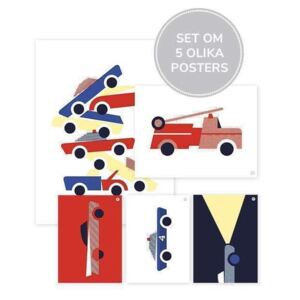CARS posters - Set om 5