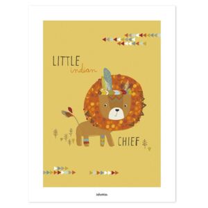 INDIANS THE LITTLE CHIEF poster - 30x40 cm