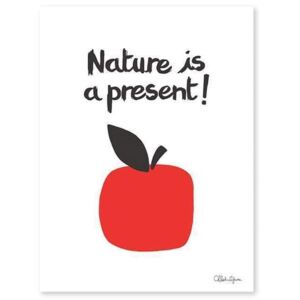 NATURE IS A PRESENT – APPLES poster - 30x40 cm
