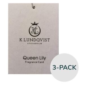QUEEN LILY Bildoft / Doftkort 3-pack
