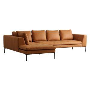 ALBA soffa 3-sits - divan vänster - läder