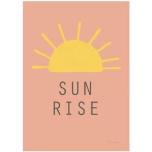 SUN RISE poster - A4