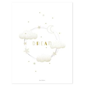 SWEET DREAMS (GOLD) poster - 30x40 cm