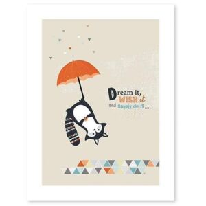 THINK POSITIVE poster - 30x40 cm