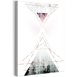 Canvas Tavla - Geometric Abstraction (1 del) Vertical - 60x90
