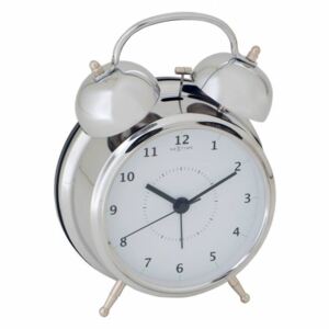 Wake-up alarmklocka 15 cm ⌀ - Silver