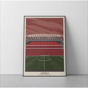 Anfield - Iconic Turfs poster - 50x70