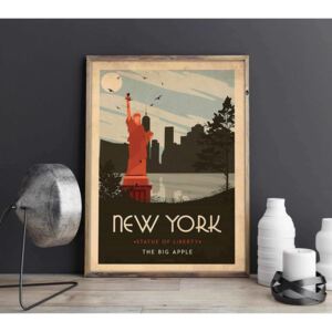 Art deco - New York - World collection poster - 50x70