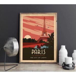 Art deco - Paris - World collection poster - 30x40