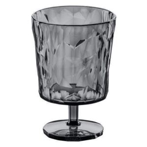 CLUB S Gobletglas, plastglas / superglas 8-pack - Transparent grey
