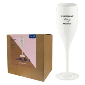 CHEERS NO. 1 Champagneglas - Champagne is the answer - 6-pack