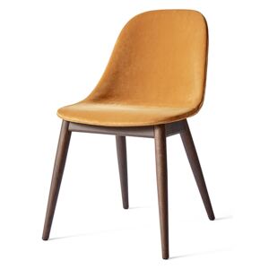 Menu Harbour Side Chair Shell - Dark Stained Oak, City Velvet CA7832/078
