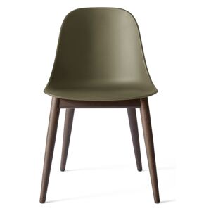 Menu Harbour Side Chair Shell - Dark Stained Oak, Olive Shell