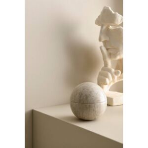 Skål med lock Boel i marmor