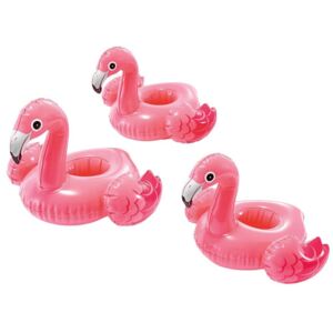 Intex Uppblåsbara Dryckeshållare, 3x Flamingor -