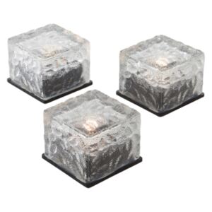 ICE CUBES dekorationsljus 3-pack solcell