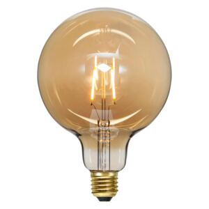 LED-Lampa E27 G125 Plain Amber