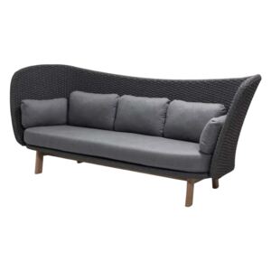 Cane-line | Peacock Wing 3-sits soffa m/teak ben