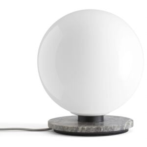 Menu TR Bulb, Table/Wall Lamp - Grey Marble w. Shiny Opal Bulb