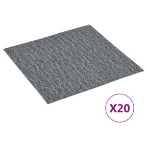 VidaXL Självhäftande golvplankor 20 st PVC 1,86 m² grå