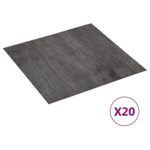VidaXL Självhäftande golvplankor 20 st PVC 1,86 m² brun
