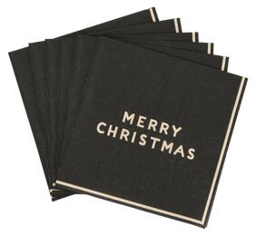Pappersservett Merry Christmas 20-pack