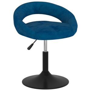 Barstol blå sammet