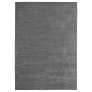 Tvättbar matta vikbar antracit 120x170 cm polyester