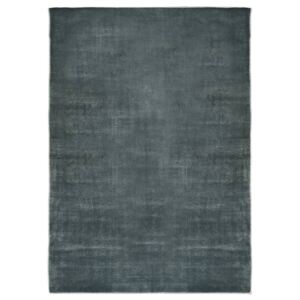 Tvättbar matta vikbar grå 140x200 cm polyester